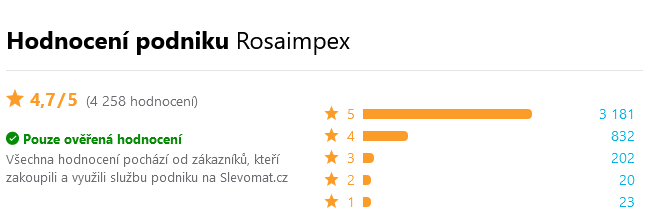 hodnocení Rosaimpex