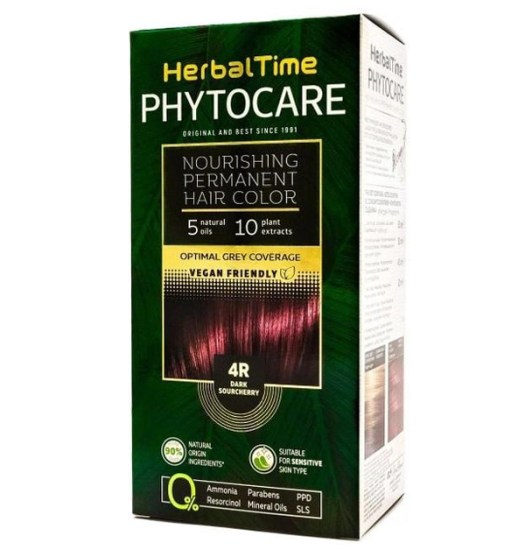 herbal-time-phytocare-permanentni-barva-na-vlasy-natural-vegan-4R-temna-visen-130-ml